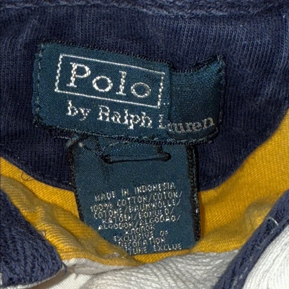 Polo Ralph Lauren Rugby Shirt & White Chinos SZ 12 months